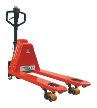 Semi-electric and fully electric pallet truck