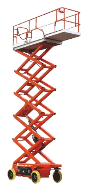 Scissor lift platform for goods and people