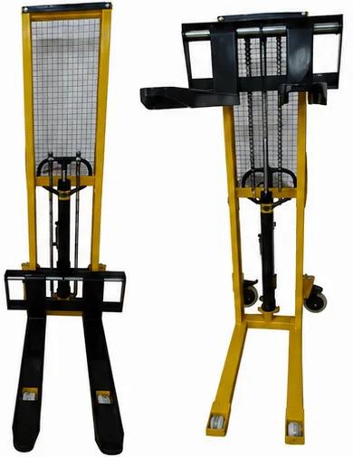 Hydraulic manual stacker, 1 to 3 tonnes