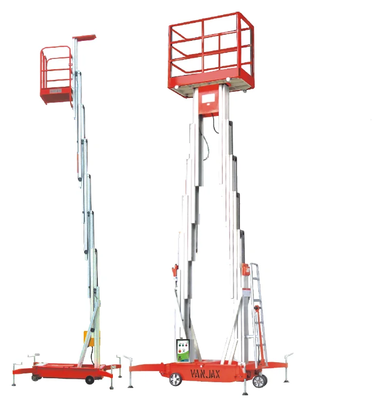 Single and dual mast work platform
