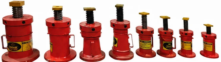 Mechanical screw jack, 3 to 65 tonnes