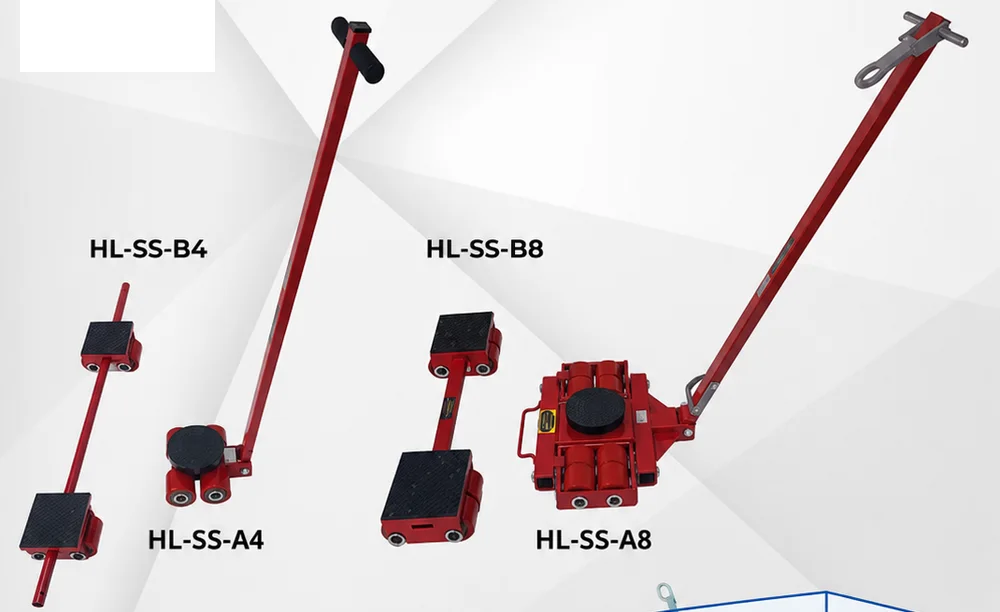 Shifting skates (load skates), 4 and 8 tonnes