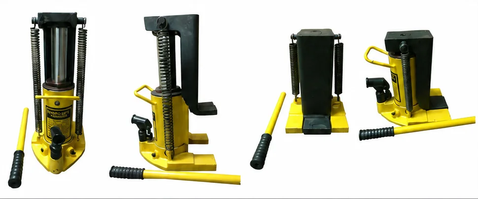 Toe jack (track jack), integral type