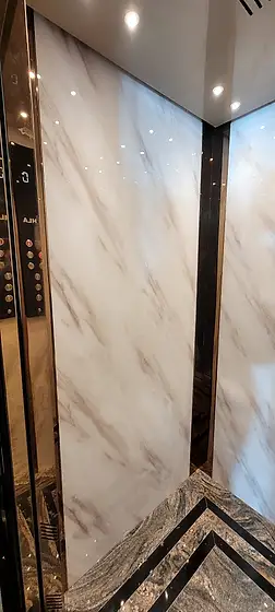 Lift cabin interior by HLA