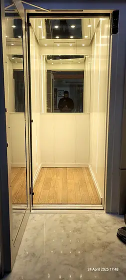 Lift cabin interior by HLA