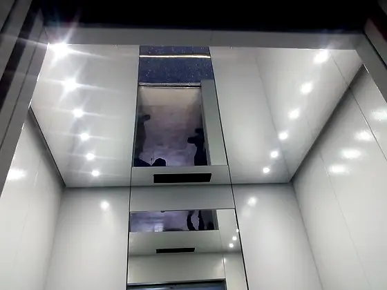 Lift cabin interior by HLA