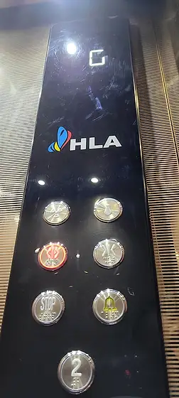 Lift cabin interior by HLA