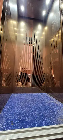 Lift cabin interior by HLA