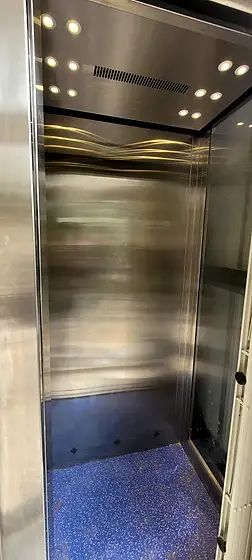 Lift cabin interior by HLA