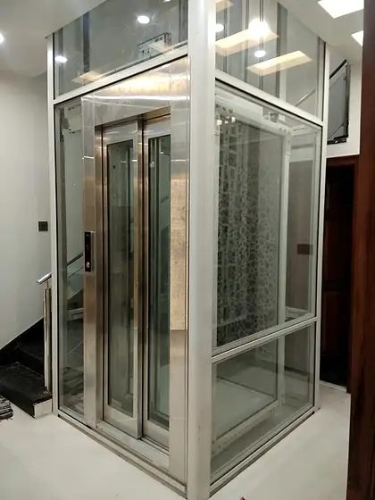 Hydraulic home lift installed by HLA