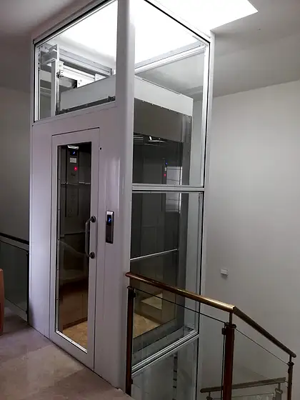 Hydraulic home lift installed by HLA