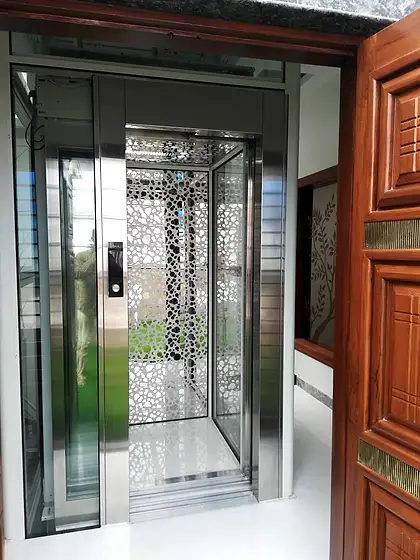 Hydraulic home lift installed by HLA