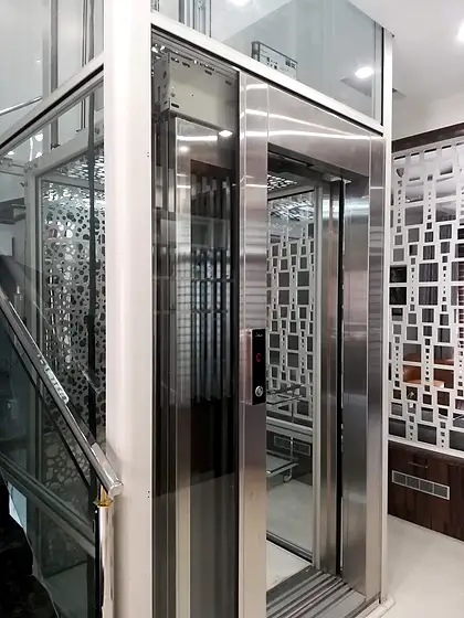 Hydraulic home lift installed by HLA