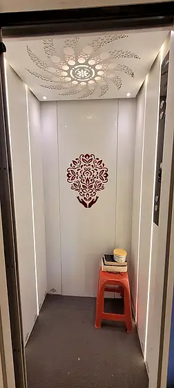 Hydraulic home lift installed by HLA