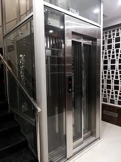 Hydraulic home lift installed by HLA
