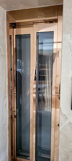 Hydraulic home lift installed by HLA