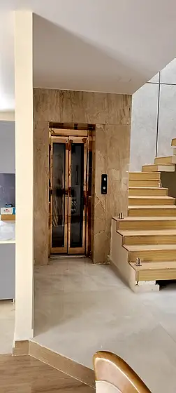 Hydraulic home lift installed by HLA