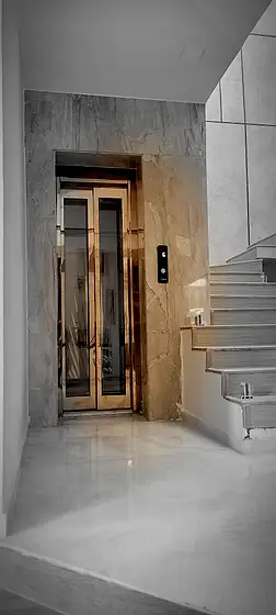 Hydraulic home lift installed by HLA