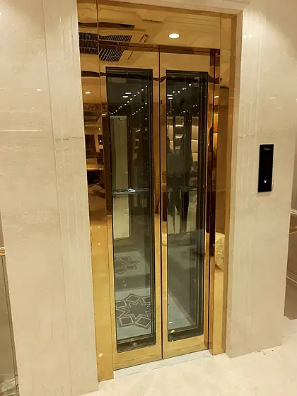 Hydraulic home lift installed by HLA