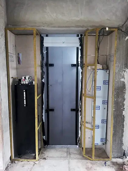 Hydraulic home lift installed by HLA