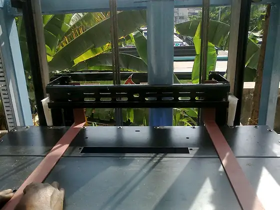 HLA crew at work: car frame