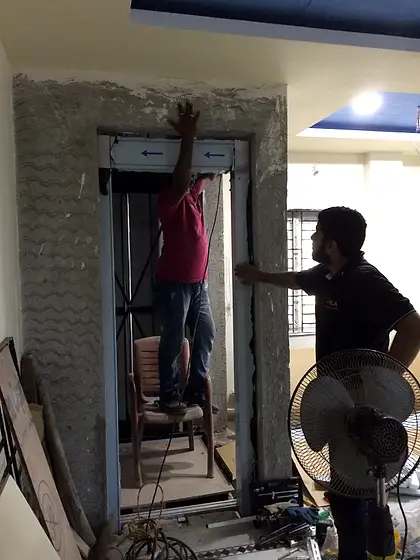 HLA crew at work: doors and cabin