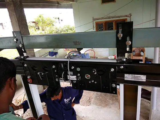 HLA crew at work: doors and cabin